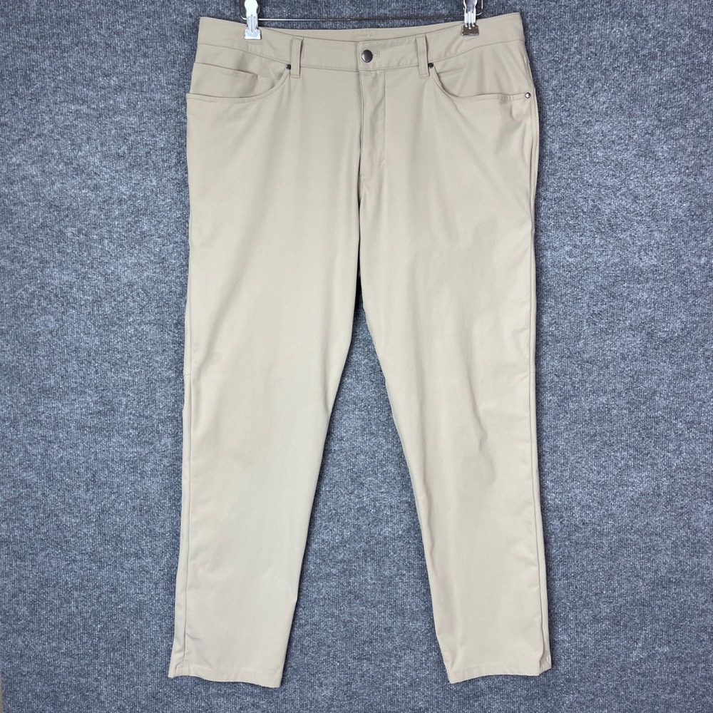 lululemon athletica Men's Khaki Chinos - Light Tan